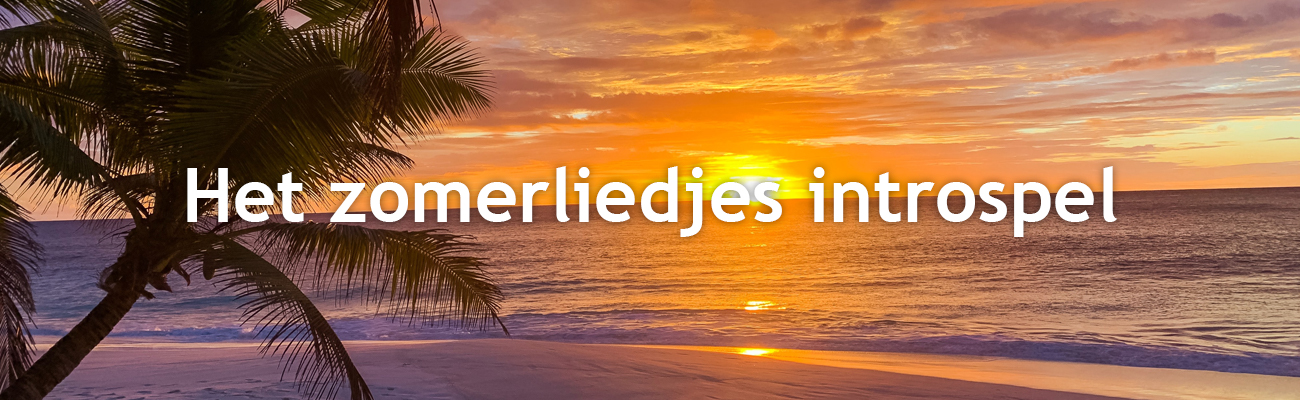 Onderdeel zomerpuzzel 2023 - zomerliedjes introspel